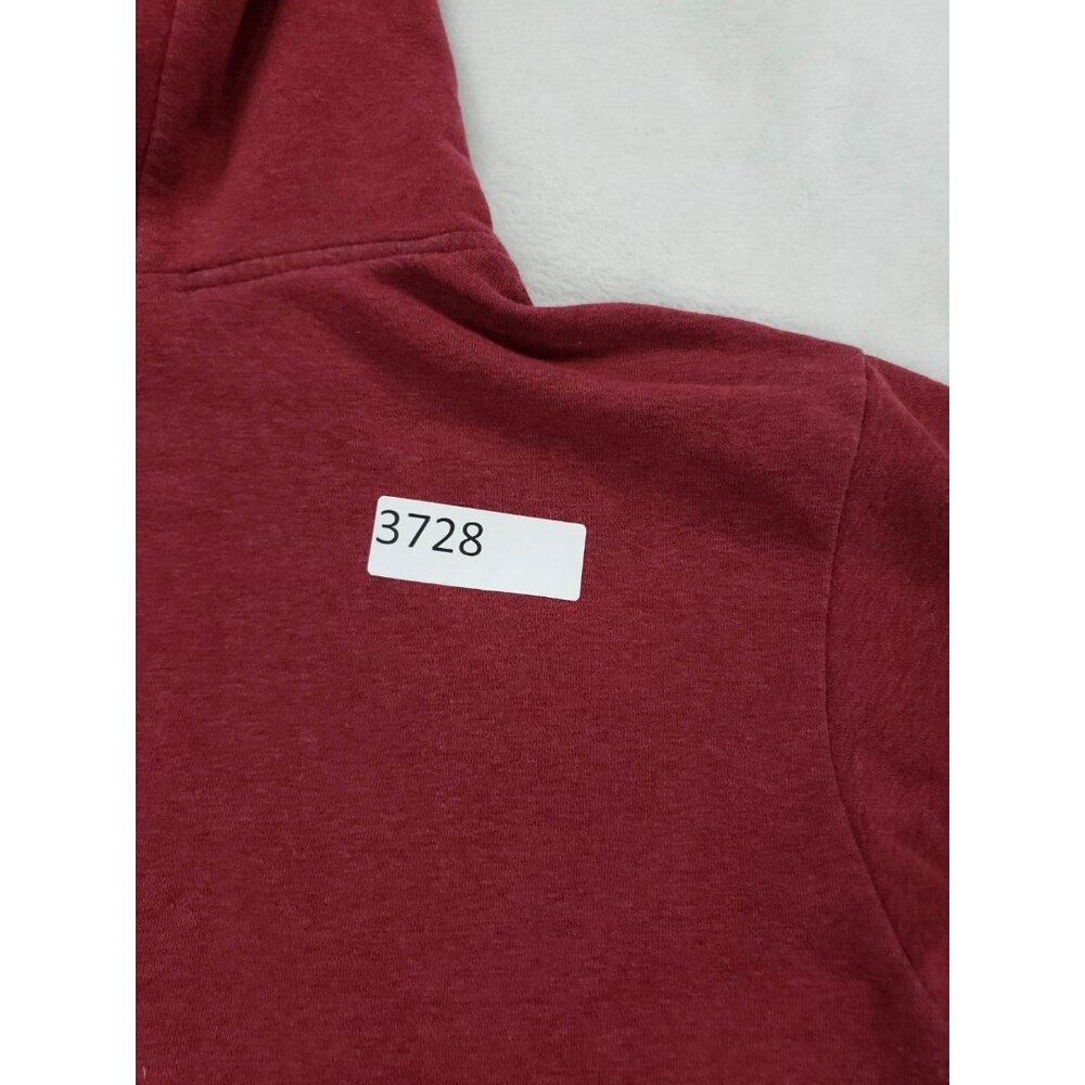 Adidas Hoodie Red M/L Adult Activewear Gym Casual Hoodie Kangaroo Pocket Warm - Picture 10 of 10
